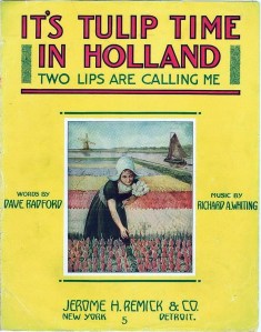 sheet music Holland 1916
