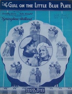 sheet music Holland 1935