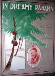 sheet music Panama 1912
