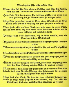 Reisekarte 18 c.1850