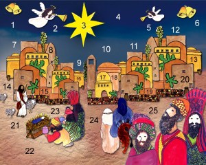 advent calendar 12 25 doors