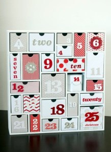 advent calendar 13 25 drawers