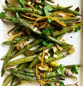 thanksgiving 6t blistered green beans