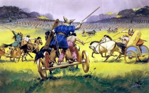 horses 14 celtic chariot
