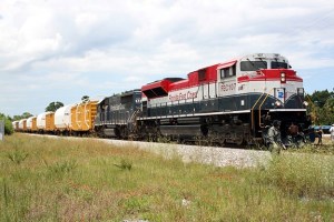 horses 29 booster segments on train
