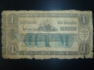 peso 47 brazil 1833 1 hum mil reis