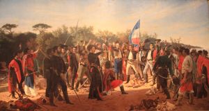 peso 50 oath of the 33 orientales Juan m. blanes museum