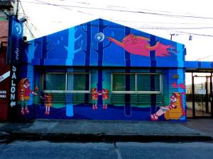 street art MVD 41 Albama y Maria Noel Instituto Eduland