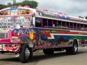 street art panama 7a chicken bus