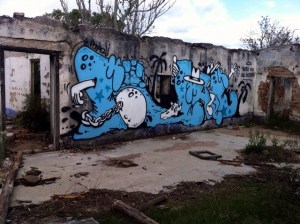 street art ruta 60 ruina