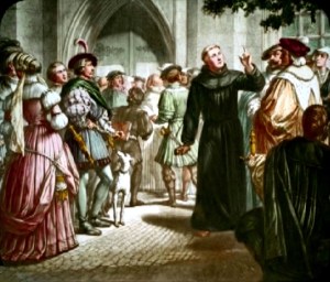 witt 7i Luther-Nailing-95-Thesis-Oct.-31-1517 before the diet of worms