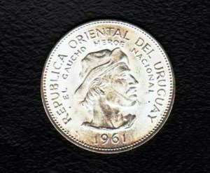 gaucho 41 10-pesos-1961-plata