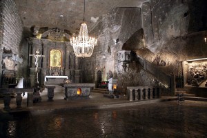 salt 12 underground salt church Wieliczka Salt Mine Krakow Poland